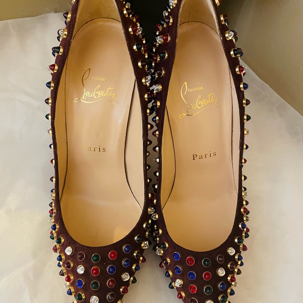 Christian Louboutin Multicolor Studded Women's Shoes